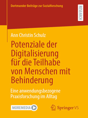 cover image of Potenziale der Digitalisierung für die Teilhabe von Menschen mit Behinderung